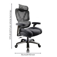 Ergonomic Mesh Office Chair Heavy-Duty High Rear Mesh Chair 4D Armrests for Tall People, Heavier Users