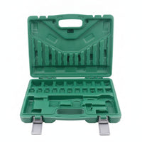 Socket Set Case with Metal Sturdy Suitcase with Handle Portable