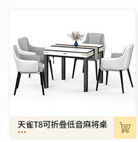 天雀X8家用现代简约免推牌麻将机超薄多用静音麻将桌全自动棋牌桌