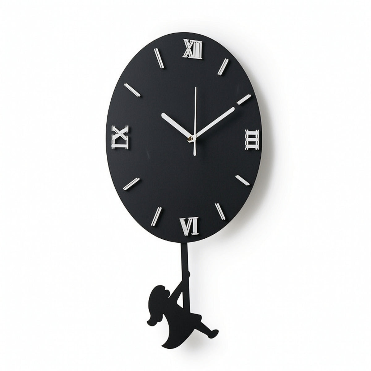 Pendulum Wall Clock Modern Wall Clock with Pendulum Decorative for Home Office