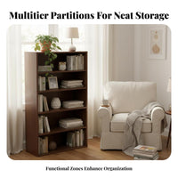 Wood Grain Finish complimentarystanding Cube Organizer Space-Saving Multi-Compartment bookshelf Sturdy Construction Storage Cabinet adaptable Use for Apartment Dwellers, homeowners, Small areas, Study Room, Home Office, Entryway