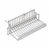 Wire Rack with Hooks Space-Saving Sponge Holder with Hook Compact for Rv Kitchen