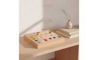 Shape Matching Board Educational Wooden Puzzle Geometric Shape Puzzle for Preschoolers, Playroom
