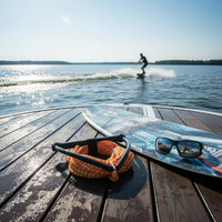 Stable Towing Wakeboard Rope with Handle Heavy-Duty Braided Wakeboard Tow Rope Set High Tensile Strength Watersports Gear Abrasion-Resistant for Sports Users, Beginners, Boat, Lake