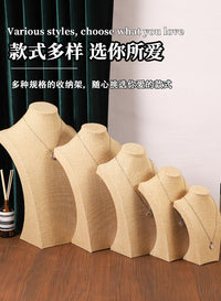 批发项链展示架人像模特首饰架颈模柜台陈列道具项链架子珠宝展示