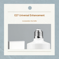 E27 Remote Light Holder: Dimmable