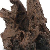 Driftwood Aquarium Cave Decoration, Bark-Textured Resin Ornaments with Hiding Cavity, Freshwater Aquatic Tank Habitat Decor