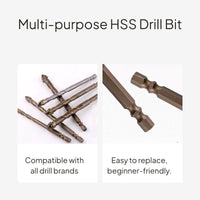 Eccentric Drill Bit for Tile and Concrete, High Hardness