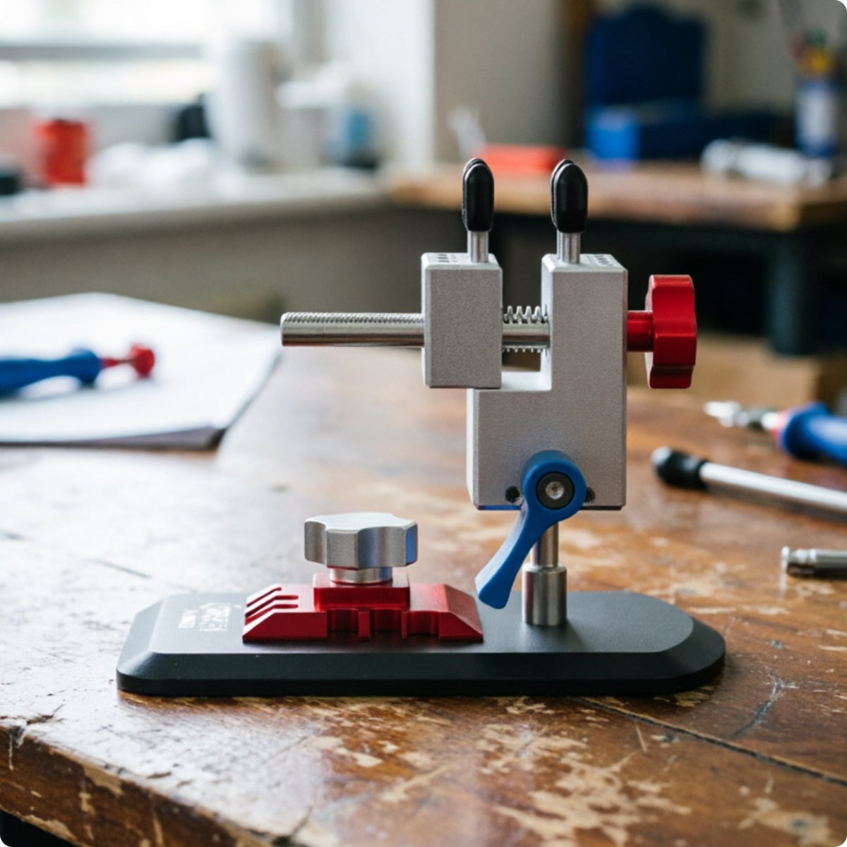 360 Degree Tool Holder Two-in-Single Use Rotary Clamp Stand Precision Holding