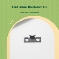 Aluminum UPVC window security handle