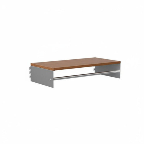Adjustable Rail Bracket Shelving utilitarian design Wall Shelf Multi-Tier Display