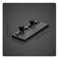 PE Parts Bending Tool Adjustable Pressure Plate Metal Etching Bender Solid and Photo-Etched Parts Folding Tool for Hobbyists, Hobbyists