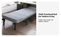 Adjustable Recliner Bed Foldable Design Adjustable Nap Cot Space-Saving Storage Padded Padding for Adults, Travelers, Travel