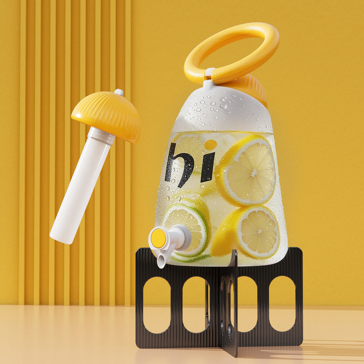 Yellow / Tall with Base