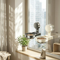 Window Bird Feeder with Suction Cups for Balcony and High-Rise Apartments