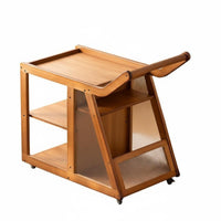 Multi-Tier Rolling Organizer With casters Mobile Furniture Sturdy Construction