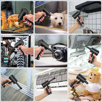 Portable Cordless Air Duster for Home and Car Use