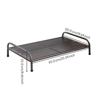 Cooling dog bed with removable cover