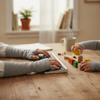 Thermal Velvet Wrist and Elbow Warmers for Winter