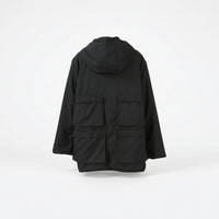 Matte Hooded Jacket Quick-Drying Jacket with Pockets Casual Outerwear Loose Fit for Commuting, Travel