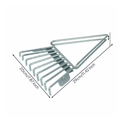 Bean Harvest Rake Welded Strong Peanut Stripping Rake Reinforced Tines for Field