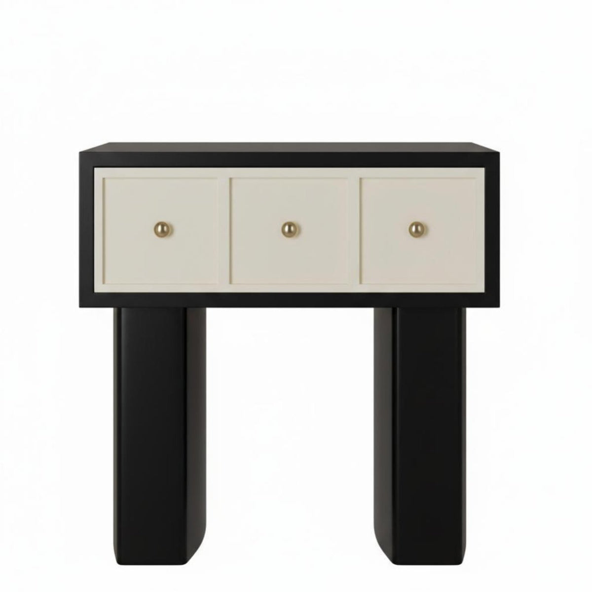 2-Drawer Bedside Table Minimalist Design 2-Drawer Nightstand Space-Saving
