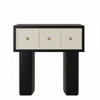 2-Drawer Bedside Table Minimalist Design 2-Drawer Nightstand Space-Saving