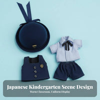 Kindergarten Uniform Doll Outfit Cute OB11 Doll Uniform Set Adorable appearance/12 Scale BJD Clothes