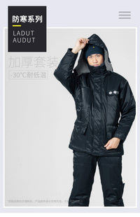 代尔塔405006防寒服冷库服冷库用防护服防寒工作服工装加厚款套装