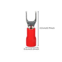 Insulated Spade Terminal Copper U-Type Crimp Connector