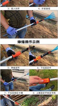 Garden Tool Set with Small Shovel and Hoe for Planting and Outdoor Digging