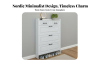Footwear Storage Unit Space-Saving Entryway Shoe Storage Narrow Design for Apartment Dwellers, Homeowners, Hallway, Living Room, Bedroom