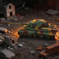 1/72 Scale Tank Model Movable Turret Historical Armored Vehicle Model Realistic Collectible Decor for Collectors