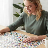 16 Sheets Magazine Cutout Alphabet Stickers Reusable Journaling Letter Sticker Set Waterproof Cutout Letters Letter Stickers for Journal Enthusiasts