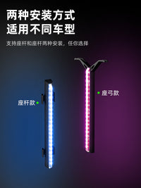 ESLNF Bike Tail Light with Motion Sensor for Night Riding