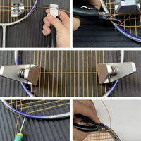 Badminton Racket Stringing Tool Kit Portable Racket Stringing Tool Set Lightweight Flying Clamp and Awl Kit for Home Use, Tournaments