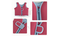 Buoyant Kids Swim Vest with Zipper Zippered Children's Flotation Vest Safely Fastened Long-Lasting for Toddlers, Beginners, Swimming Pool, Beach
