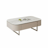 Light Luxury Design Sculptural Low Table Creamy Aesthetic Bean-Shaped Accent Table Modern aesthetic Living Room Furniture space-saving for Apartment Dwellers, Homeowners, Interior Designers, Small Spaces, Lounge Area, Bedroom, Office