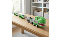 Unfoldable Transformable Dinosaur Truck Alloy Cars Dinosaur Head Truck Toy Open Mouth Kids Plaything Multi-Level for Children