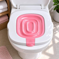 White Feline Toilet Guide Recessed Opening Square Feline Toilet Guide