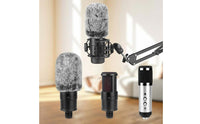 Audio Input Device Wind Muff Windproof Furry Mic Cover Noise Reduction Deadcat Audio Input Device Windscreen for Podcasters, Live Live Broadcasting