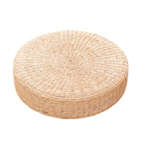 Handwoven Straw Cushion for Meditation and Kneeling