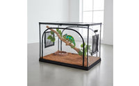 Reptile Enclosure Transparent Foldable Reptile Cage Foldable Bearded Dragon Cage for Temporary Housing