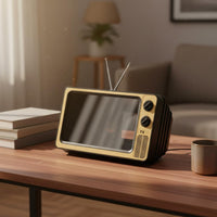 Retro TV Phone Magnifier Blue Light Reduction Electronics Accessory for Tabletop