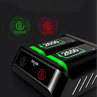 Controller Pack 2650 mAh Dock LED Indicator Dual Controller Stand for Gaming Enthusiasts