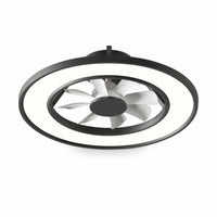 Ceiling Fan with Light Circular Light Smart Ceiling Fan Light Flush-Mount