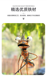 Iron Ant Succulent Planter Ornament for Home and Garden