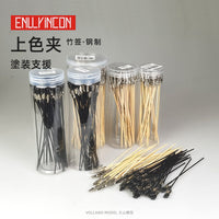 ENLLYINCON Model Painting Clips Steel Head Clips 30/50/100 Pack