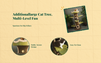 Cat tree with condo