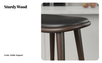 Counter-Height Chair with Backrest Minimalist design for Restaurant, Bar Owners